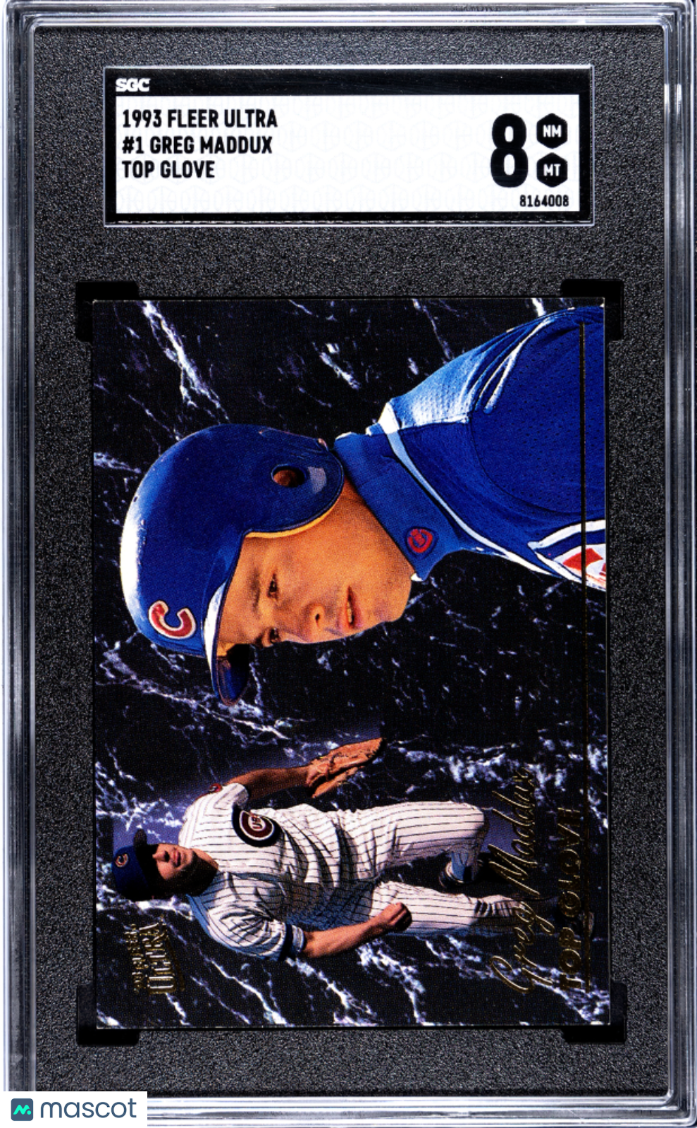 1993 Fleer Ultra Greg Maddux #1 Top Glove SGC 8