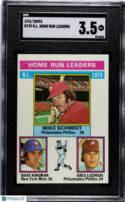 1976 Topps N. L. Home Run Leaders #193 SGC 3.5