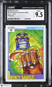 1991 Impel Marvel Universe Series II Infinity Gauntlet #134 Weapons CGC 9.5