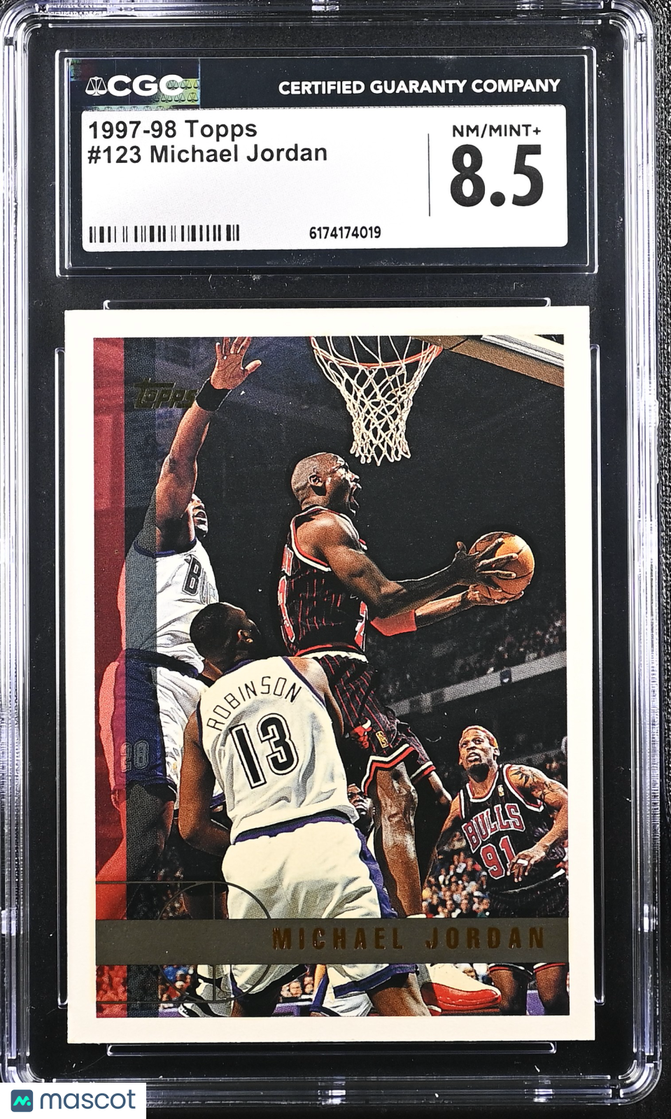 1997-98 Topps Michael Jordan #123 CGC 8.5 Chicago Bulls