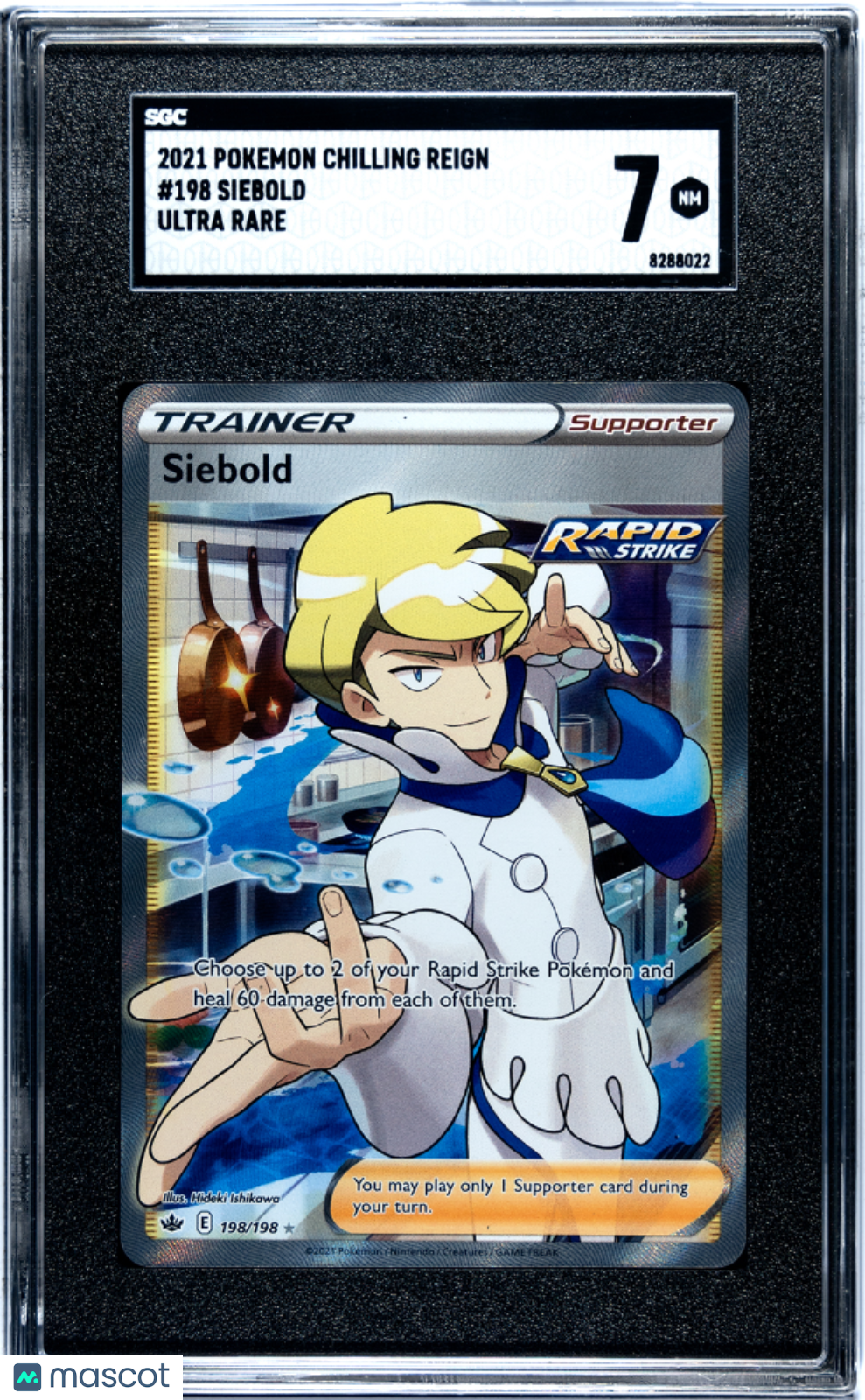 2021 Pokemon Chilling Reign Siebold SGC 7 #198
