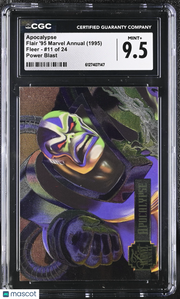 1995 Fleer Flair '95 Marvel Annual Apocalypse #11 of 24 Power Blast CGC 9.5
