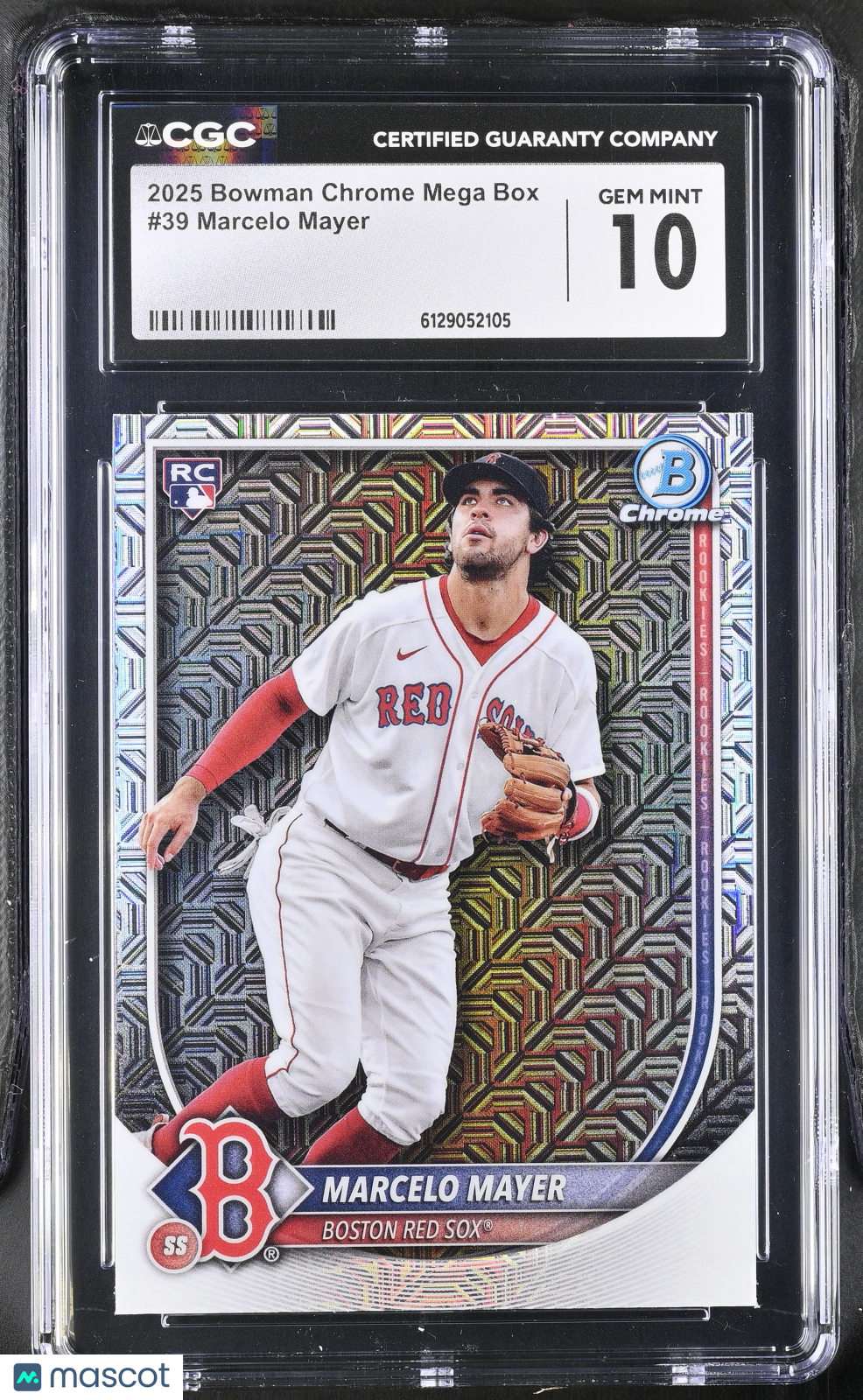 2025 Bowman Chrome Mega Box Marcelo Mayer Rookie #39 CGC 10 Boston Red Sox