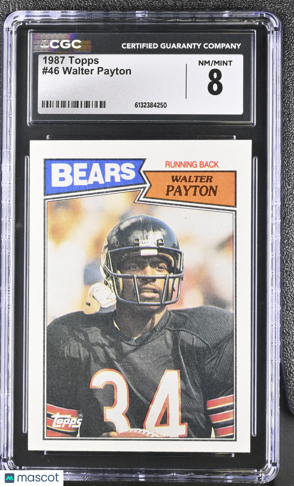 1987 Topps Walter Payton #46 CGC 8 Chicago Bears