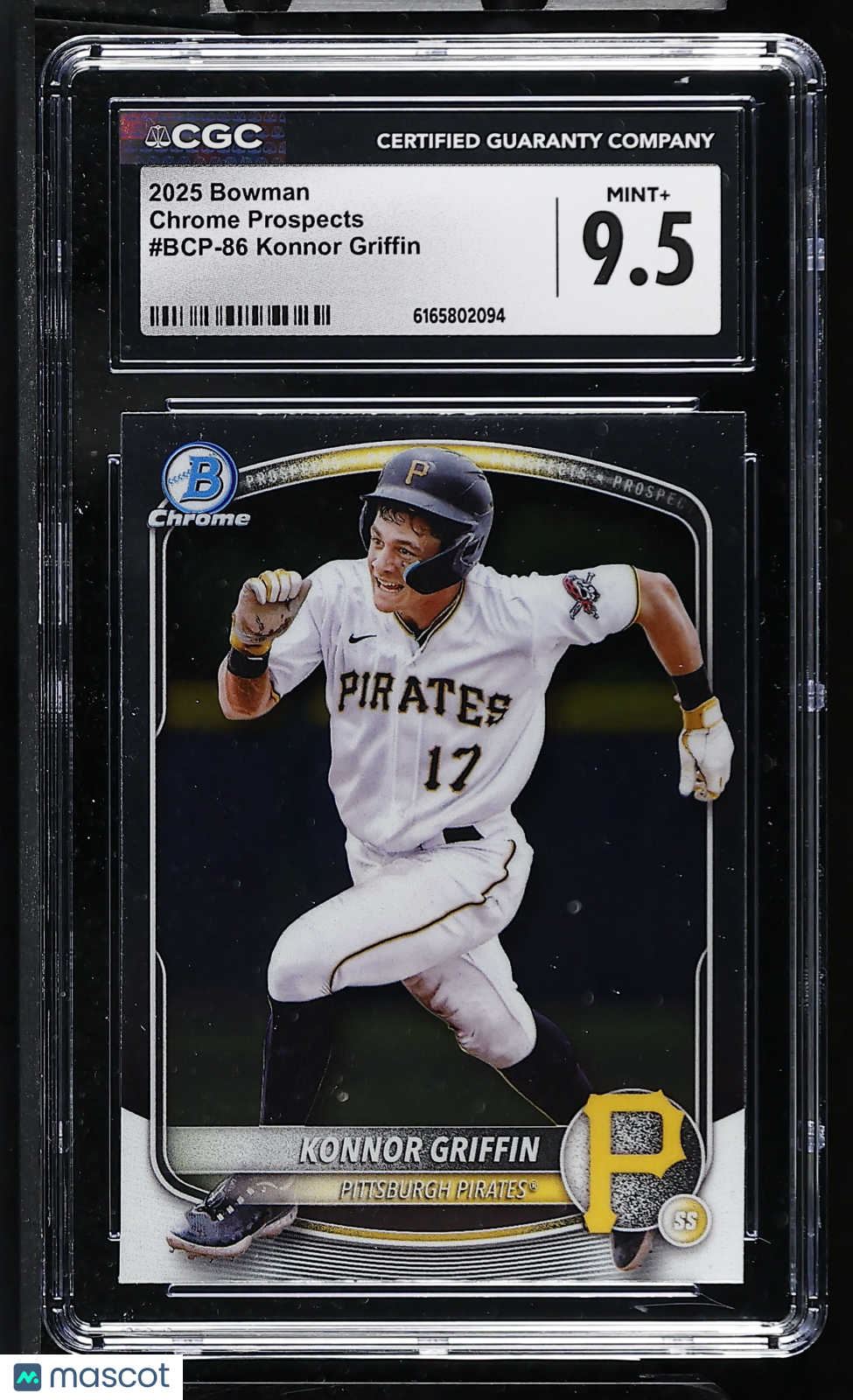 2025 Bowman Konnor Griffin Chrome Prospects #BCP-86 CGC 9.5