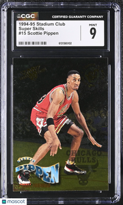 1994-95 Stadium Club Scottie Pippen Super Skills #15 CGC 9 Chicago Bulls