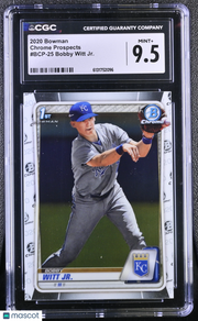 2020 Bowman Bobby Witt Jr. Chrome Prospects #BCP-25 CGC 9.5