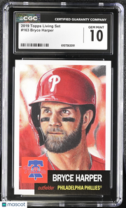 2019 Topps Living Set Bryce Harper #163 CGC 10