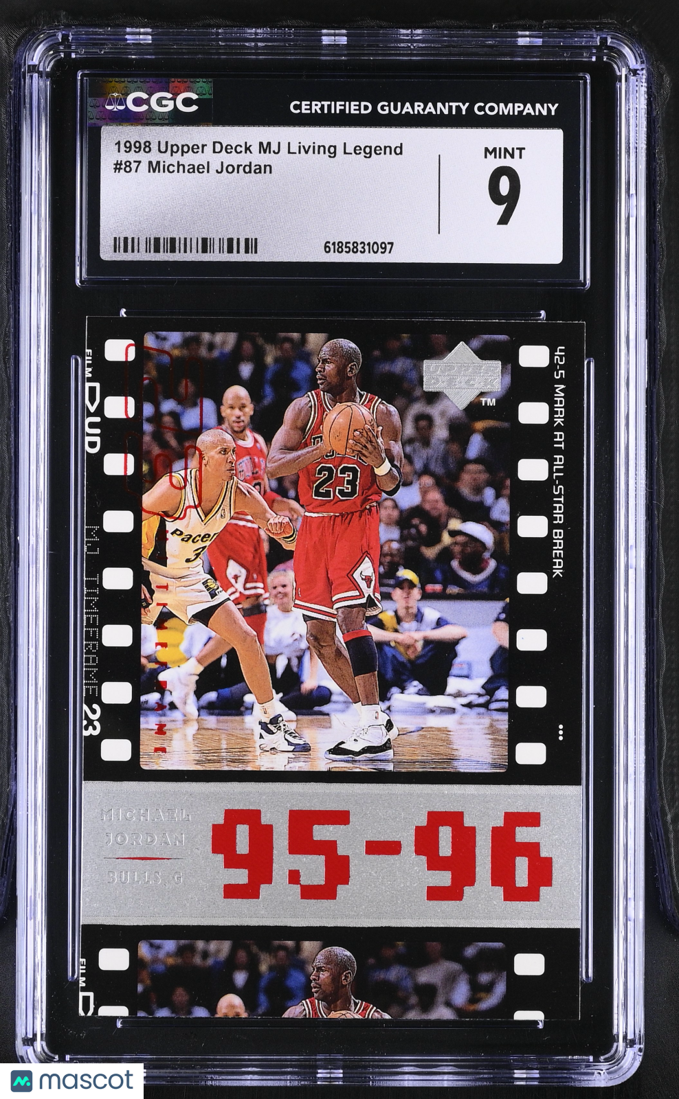 1998 Upper Deck MJ Living Legend Michael Jordan #87 CGC 9 Chicago Bulls