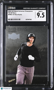 2024 UD Metal Universe Nick Kurtz '99-00 Retro #RMU-35 CGC 9.5 Athletics