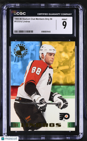 1995-96 Stadium Club Members Only Eric Lindros #15 CGC 9 Philadelphia Flyers