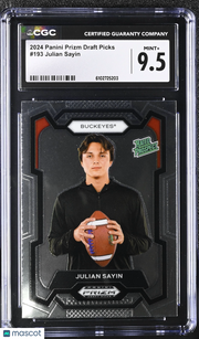 2024 Panini Prizm Draft Picks Julian Sayin Rookie #193 CGC 9.5 Ohio State
