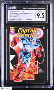 2011 Upper Deck Captain America: The First Avenger #C-11 Comic Covers CGC 9.5