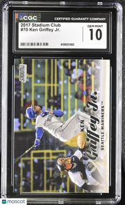2017 Stadium Club Ken Griffey Jr. #70 CGC 10 Seattle Mariners