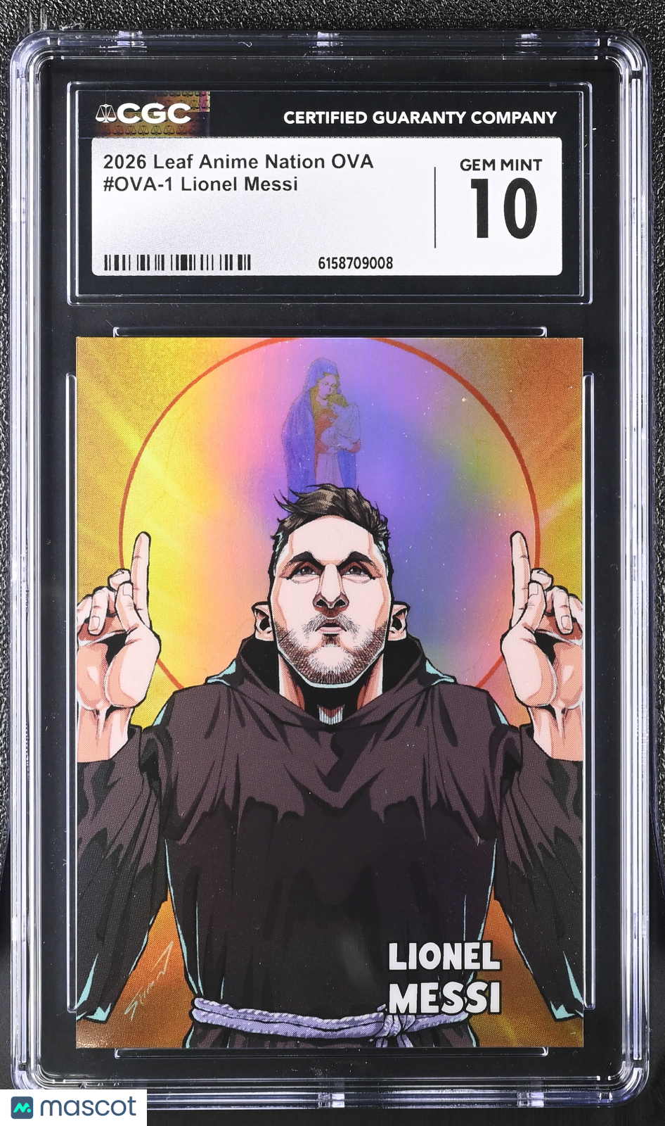 2026 Leaf Anime Nation Ova Lionel Messi #OVA-1 CGC 10