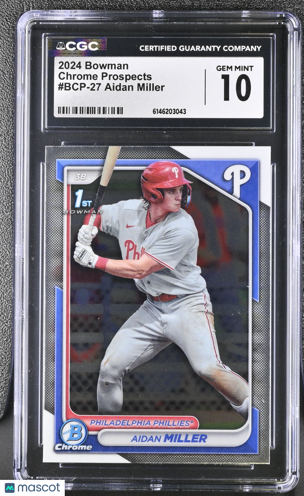 2024 Bowman Aidan Miller Chrome Prospects #BCP-27 CGC 10