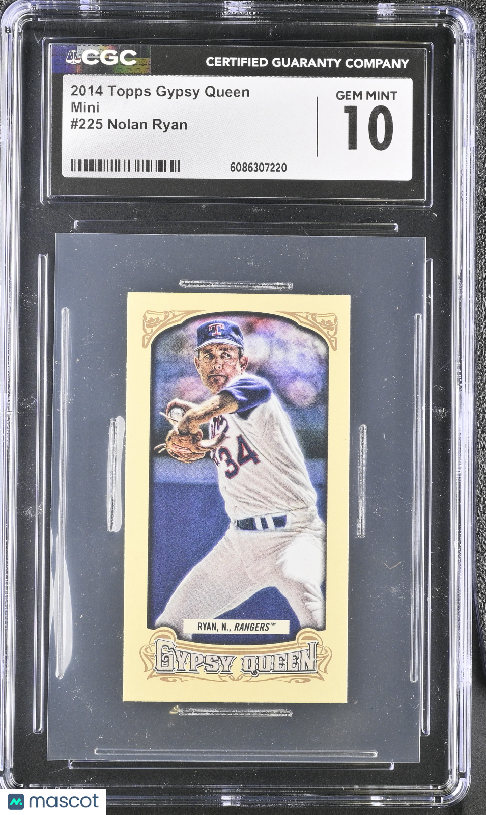 2014 Topps Gypsy Queen Nolan Ryan Mini #225 CGC 10 Texas Rangers
