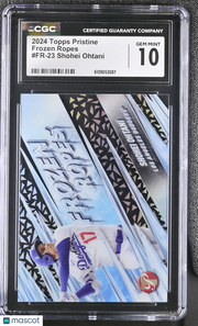 2024 Topps Pristine Shohei Ohtani Frozen Ropes #FR-23 CGC 10 Los Angeles Dodgers