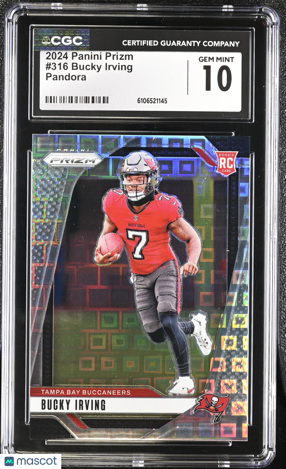 2024 Panini Prizm Bucky Irving Pandora /400 Rookie #316 CGC 10 Buccaneers
