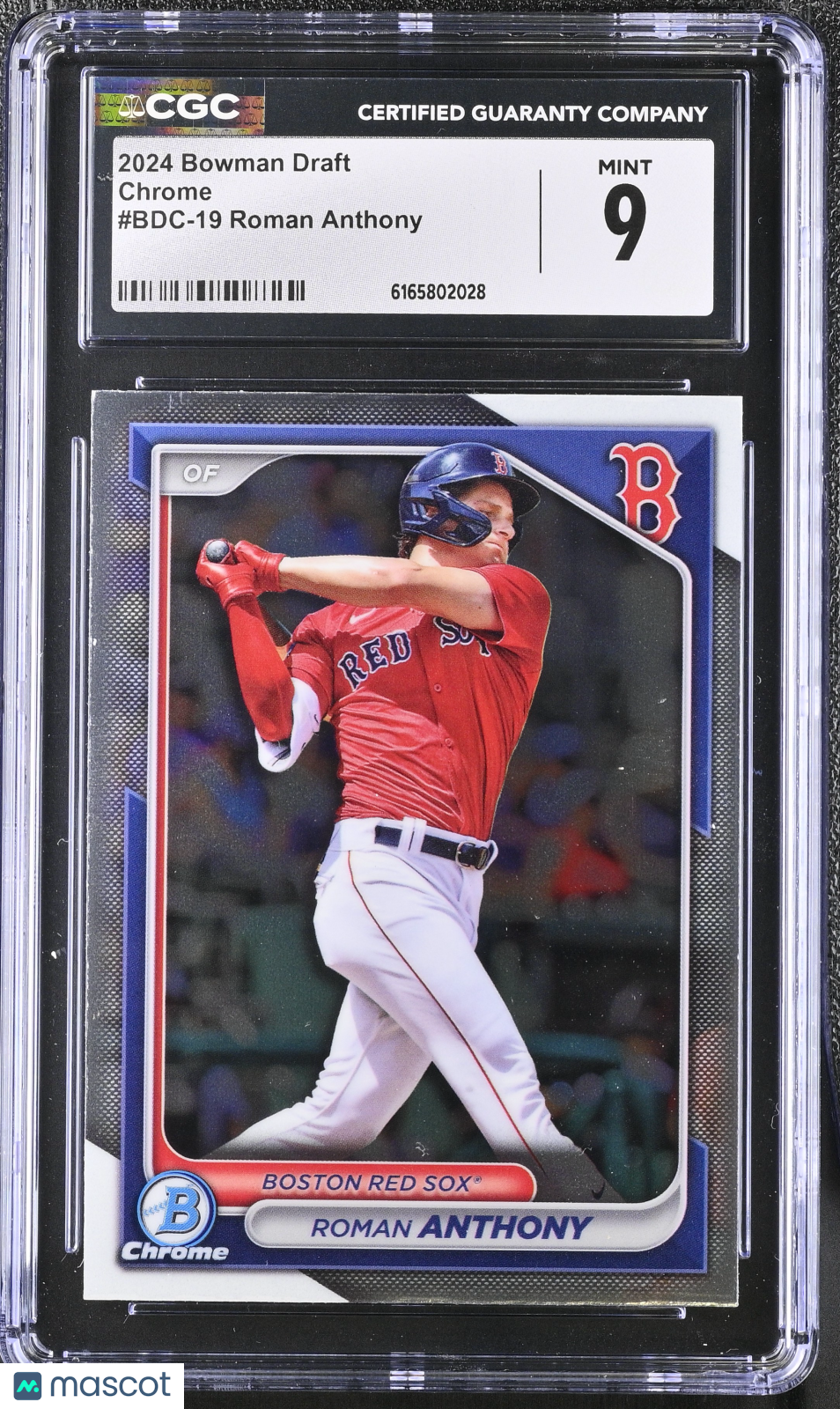 2024 Bowman Draft Roman Anthony #BDC-19 Chrome CGC 9