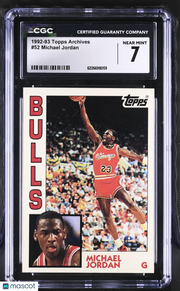 1992-93 Topps Archives Michael Jordan #52 CGC 7 Chicago Bulls