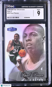 1998-99 Flair Showcase Paul Pierce #29 Row 3 CGC 9