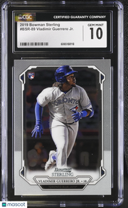 2019 Bowman Sterling Vladimir Guerrero Jr. Rookie #BSR-89 CGC 10 Blue Jays