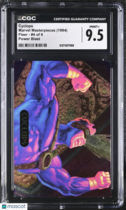 1994 Fleer Marvel Masterpieces Cyclops #4 of 9 Power Blast CGC 9.5