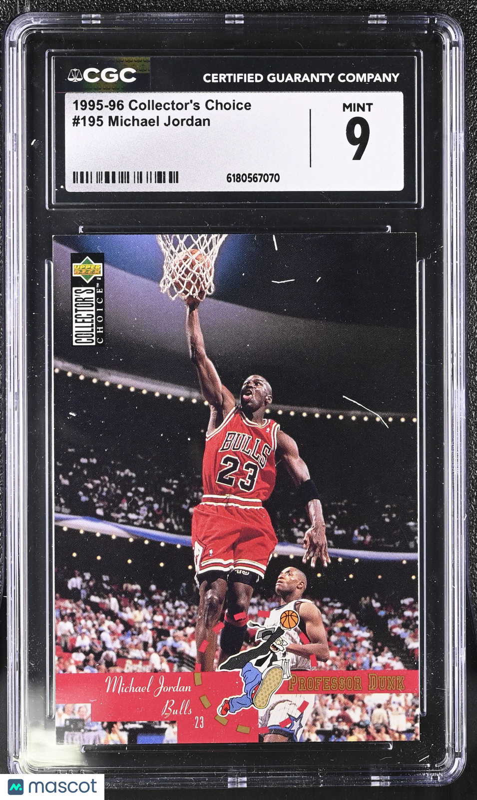 1995-96 Collector's Choice Michael Jordan #195 CGC 9 Chicago Bulls