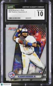 2019 Best Vladimir Guerrero Jr. Rookie #26 CGC 10 Toronto Blue Jays