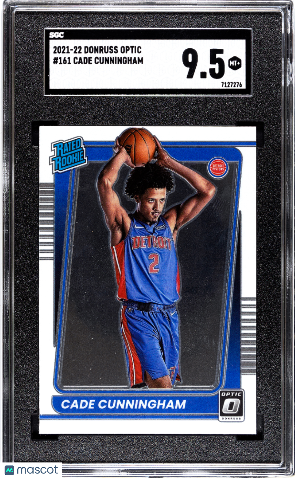 2021 Donruss Optic Cade Cunningham #161 SGC 9.5 Detroit Pistons