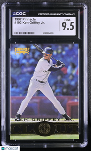 1997 Pinnacle Ken Griffey Jr. #193 CGC 9.5 Seattle Mariners