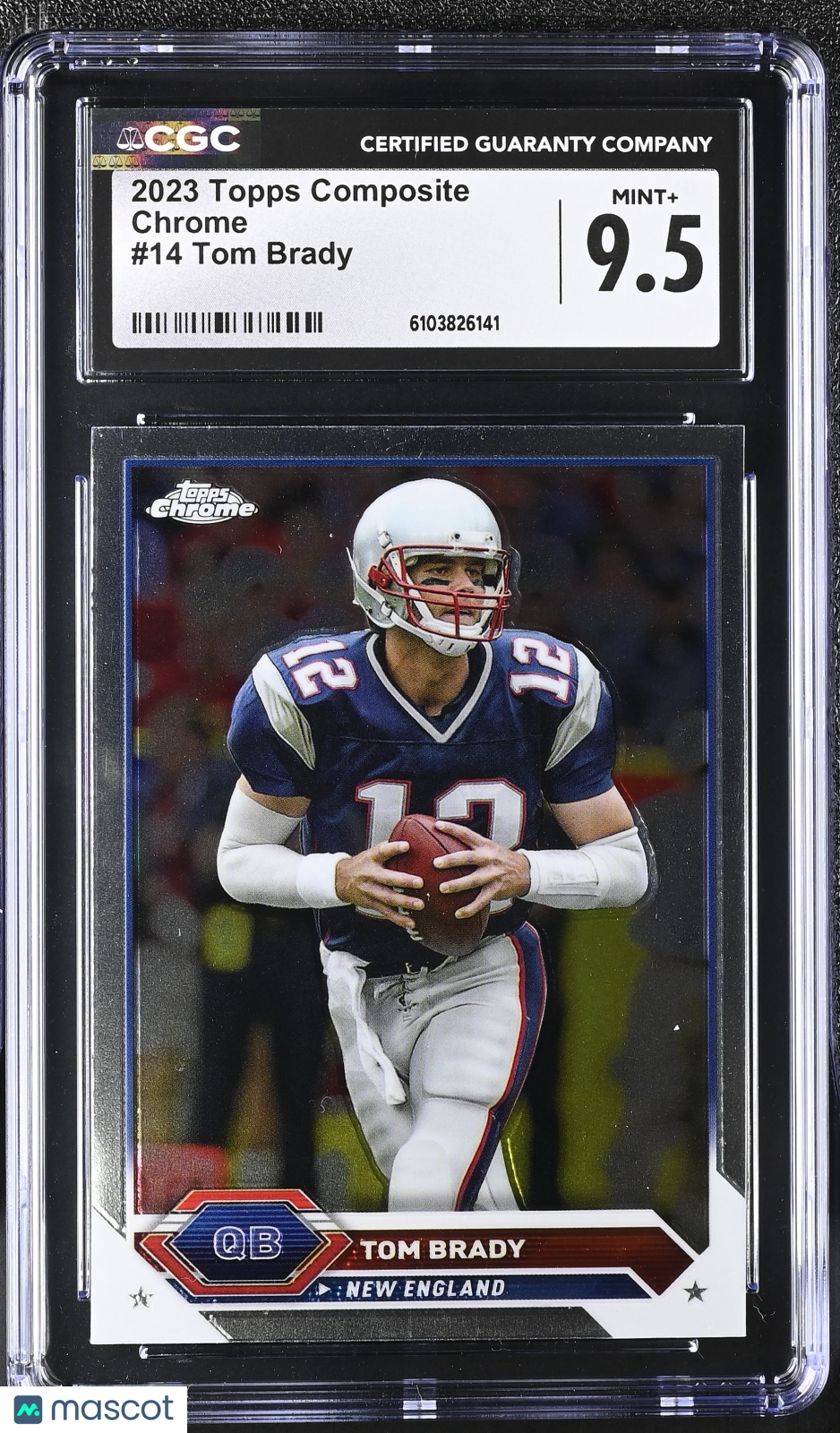 2023 Topps Composite Tom Brady Chrome #14 CGC 9.5 New England Patriots
