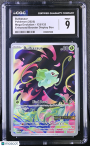 2025 Pokemon Mega Evolution Bulbasaur Enhanced Booster Display Box CGC 9 #133