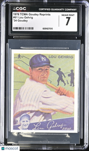 1976 Tcma Goudey Reprints Lou Gehrig '34 Goudey #61 CGC 7 New York Yankees