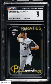 2024 Topps Chrome Update Paul Skenes Rookie #USC88 CGC 9 Pittsburgh Pirates