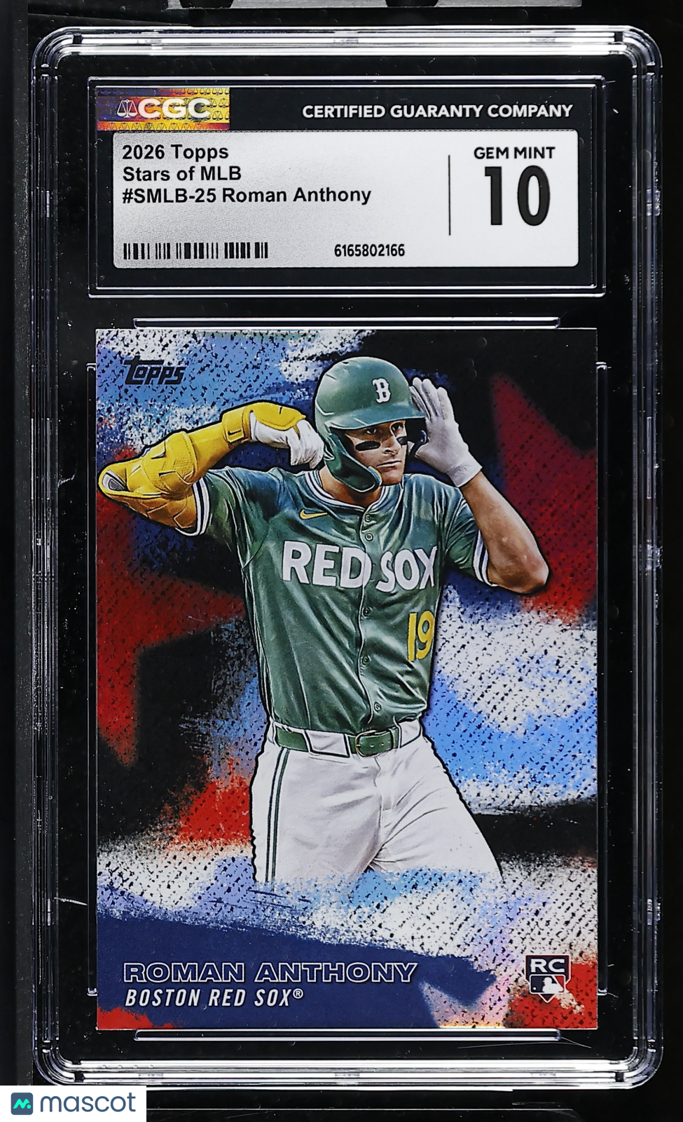 2026 Topps Roman Anthony Rookie Stars of MLB #SMLB-25 CGC 10 Boston Red Sox