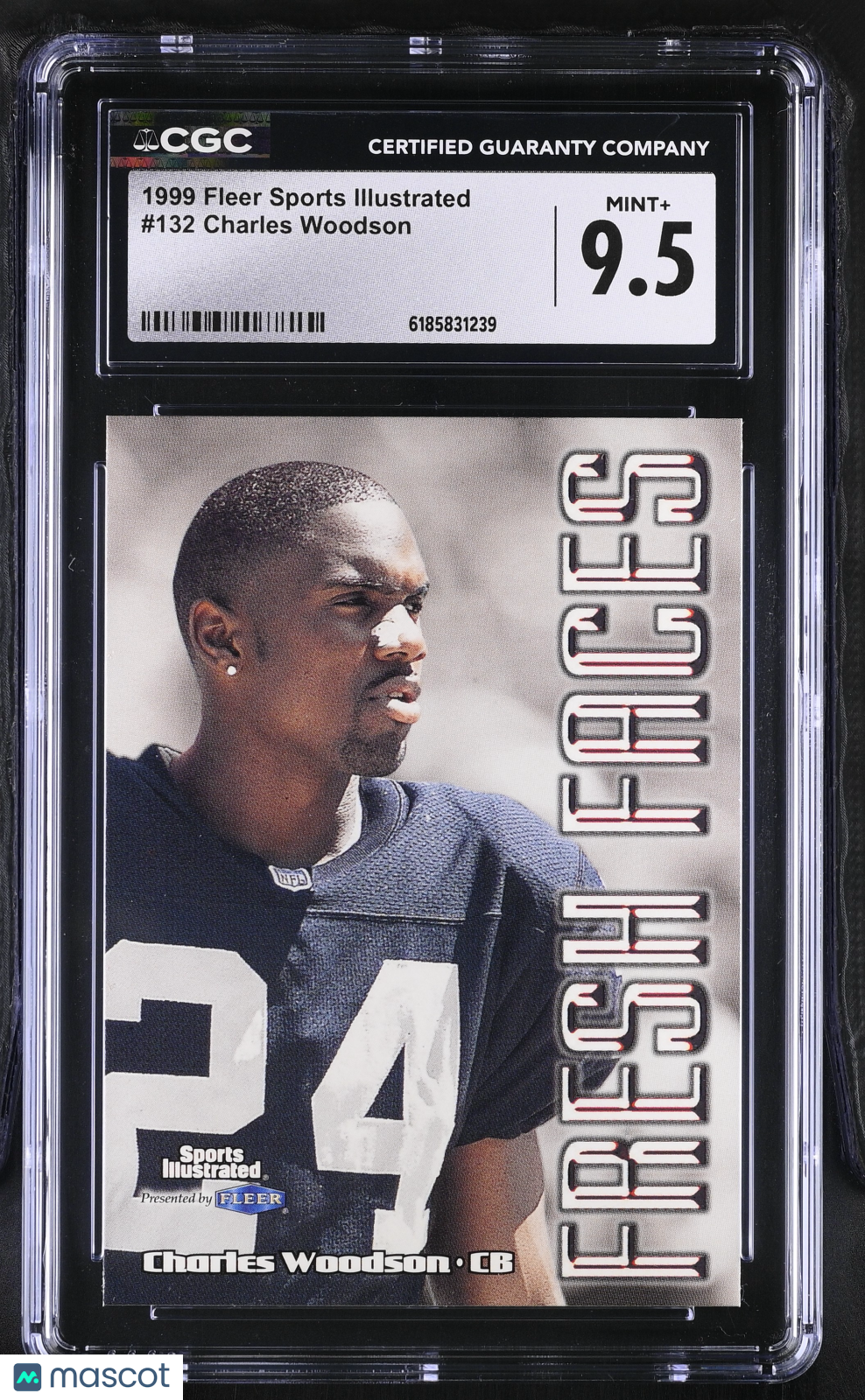 1999 Fleer Sports Illustrated Charles Woodson Rookie #132 CGC 9.5 Raiders