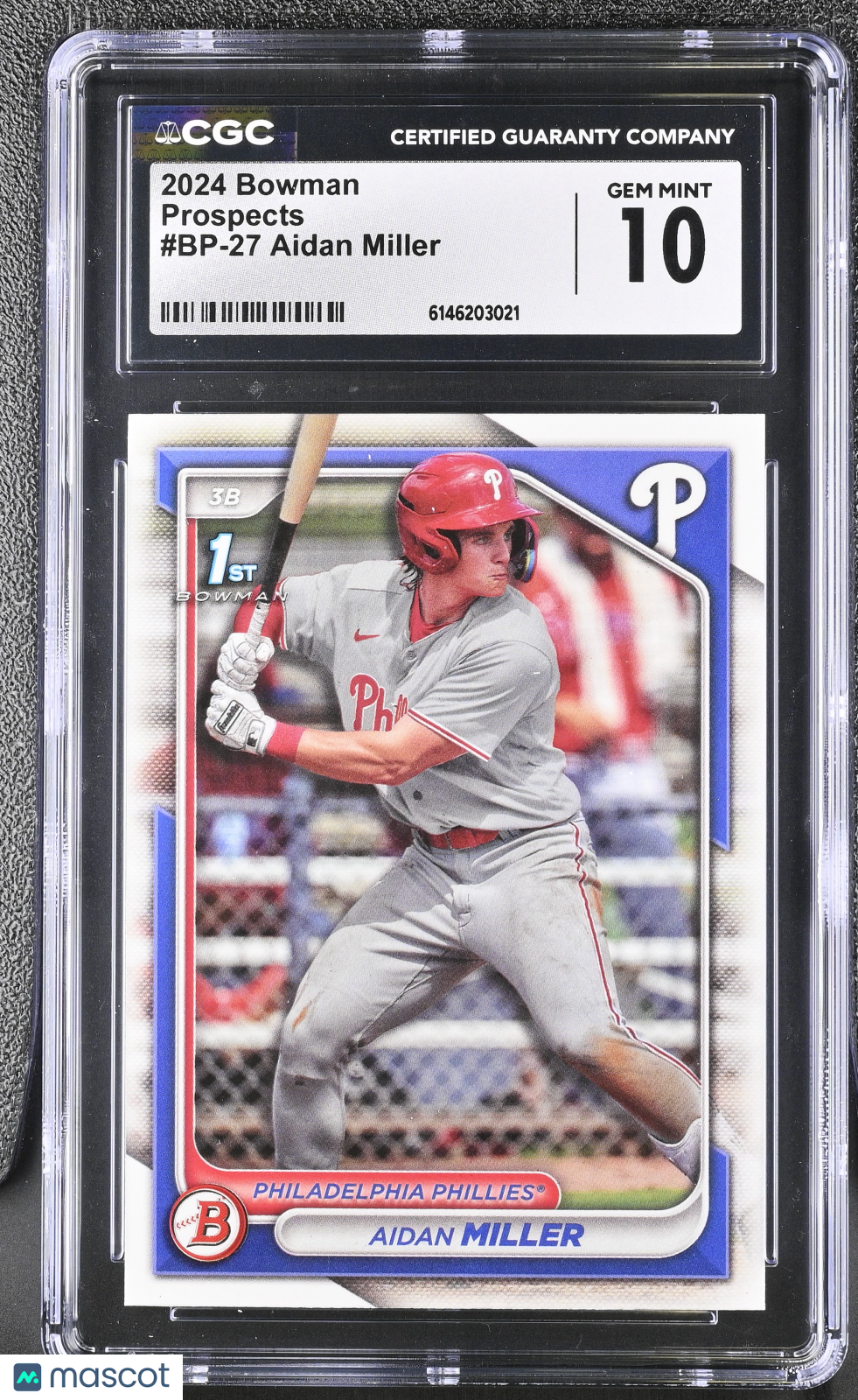 2024 Bowman Aidan Miller Prospects #BP-27 CGC 10