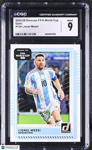 2025-26 Donruss FIFA World Cup Lionel Messi #154 CGC 9 Argentina