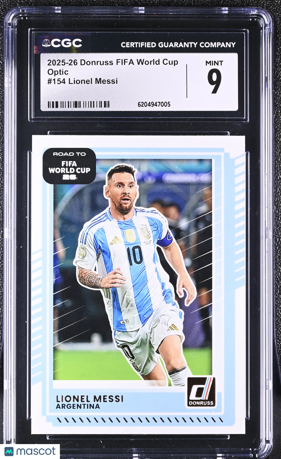2025-26 Donruss FIFA World Cup Lionel Messi #154 CGC 9 Argentina