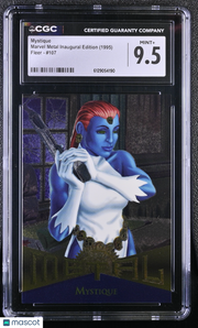 1995 Fleer Marvel Metal Inaugural Edition Mystique #107 CGC 9.5