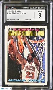 1993-94 Topps Michael Jordan #384 CGC 9 Chicago Bulls