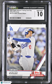 2024 Topps National Trading Card Day Shohei Ohtani #NTCD-GWP2 CGC 10 Dodgers
