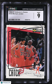 1996-97 Collector's Choice Michael Jordan #195 CGC 9 Chicago Bulls
