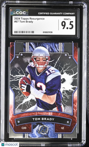 2024 Topps Resurgence Tom Brady #67 CGC 9.5 New England Patriots