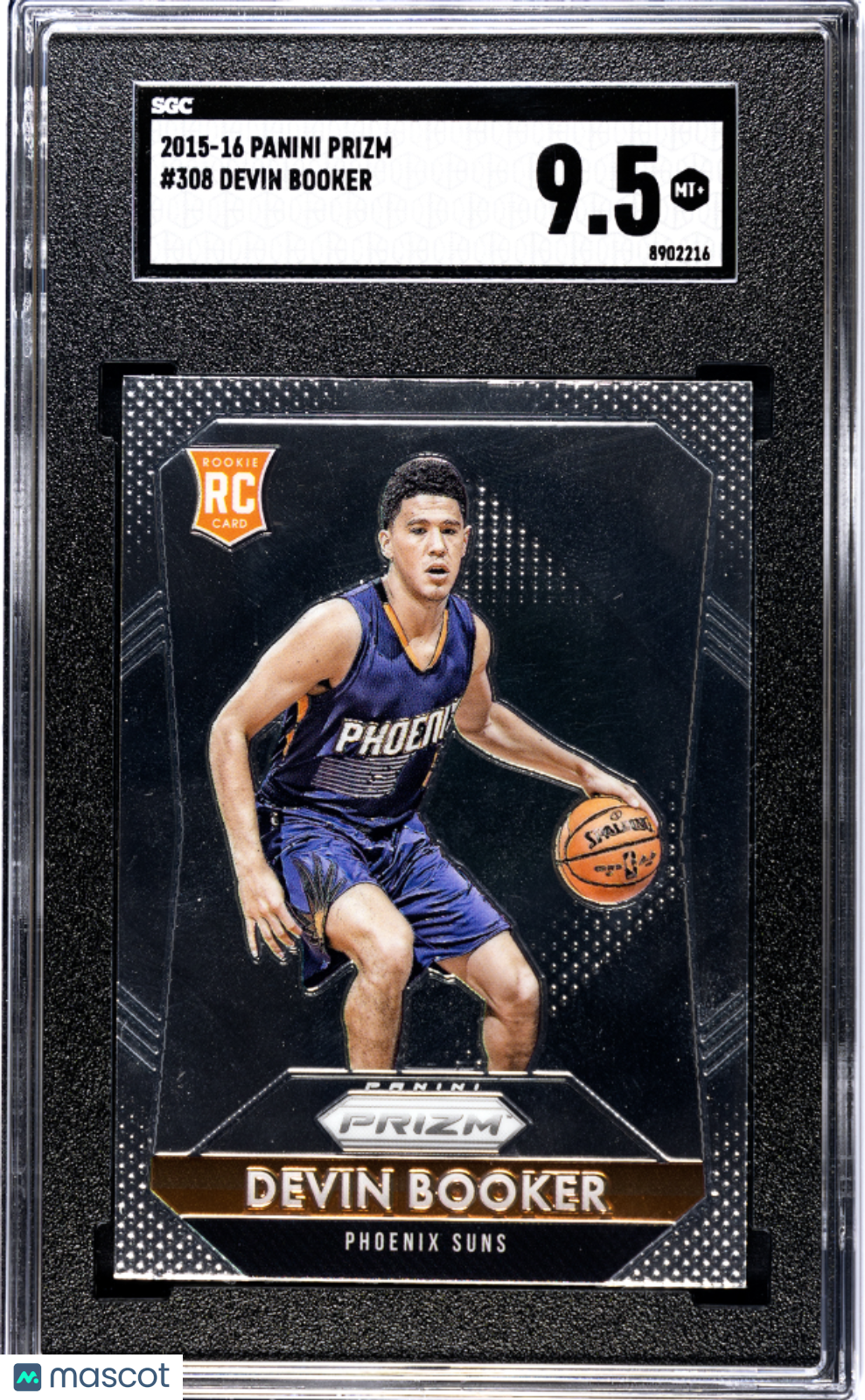 2015 Panini Prizm Devin Booker #308 SGC 9.5 Phoenix Suns