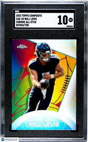 2023 Topps Composite Will Levis Chrome All Etch Refractor #CAE-25 SGC 10
