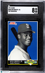1991 Score Ken Griffey JR. #858 The Franchise SGC 8