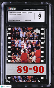 1998 Upper Deck MJ Living Legend Michael Jordan #35 CGC 9 Chicago Bulls